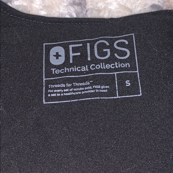 Figs Black Scrub Top - Picture 3 of 3